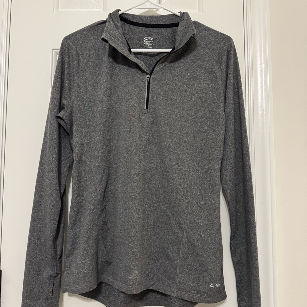 Champion Gray Quarter-Zip Pullover